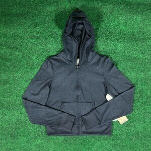 Vuori Halo Mini FZ Hoodie Sm Midnight Heather Sweatshirt NWT